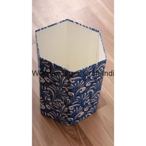 Poubelle décorative en carton fait main pour bureau et salle d'étude, avec impression à la main, poubelle de recyclage pour cuisine, décoration intérieure - Product Image 5