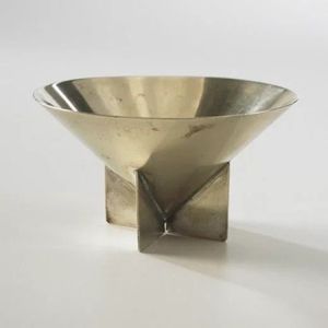 Bol à fruits en métal poli doré de style américain moderne, en laiton antique écologique METAL WAVE - Product Image 5