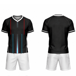 Ensemble de maillots de football personnalisés en gros, uniforme de football entièrement sublimé, kits sportifs respirants pour l'entraînement des équipes, pour hommes et enfants - Product Image 2