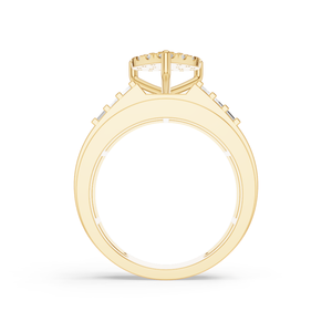 Anillo de Compromiso para Mujer con Diamante Cultivado en Laboratorio Aurum Diam, Corte Brillante, Color E, Certificado EGL, Chapado en Plata 925, de Lujo - Product Image 4