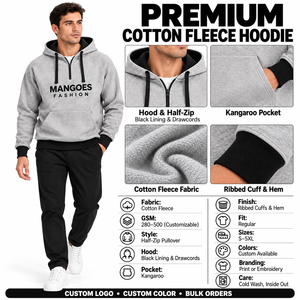 Sweat-shirt à capuche unisexe gris à fermeture éclair, coupe classique, 100% coton molletonné, écologique, séchage rapide, respirant, streetwear, hiver - Product Image 6