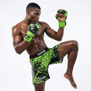 ถุงมือชกมวย MMA แบบกำหนดเอง สำหรับฝึกซ้อมคิกบ็อกซิ่งและมวยไทย สายรัดกว้าง 4 นิ้ว ทำจากหนัง PU - Product Image 6