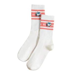 Chaussettes hautes personnalisées en sublimation pour hommes et femmes, anti-bactériennes, respirantes, en tissu Spandex/Coton, vente en gros - Product Image 3