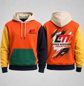 Sudaderas con Capucha para Hombre, Nuevo Diseño, 100% Algodón, Forro Polar Transpirable, Casual, Bajo MOQ, Precio al por Mayor, Hecho en Pakistán, para Venta en Línea - Product Image 5