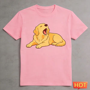 Cute Golden Retriever Graphic <b>T</b> <b>Shirts</b> Fashion Trendy Summer <b>Funny</b> Dog 3D Printed <b>T</b>-<b>shirts</b> Casual Oversized Unisex Tees Tops - Product Image 2