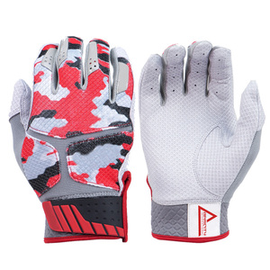 Wholesale Adult Baseball Batting Gloves Original Leather Eco-Friendly Breathable <b>Hook</b> & Loop Closure Custom Design Size Color - Product Image 1