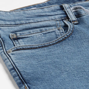 Shorts de Mezclilla Desgastados al por Mayor para Hombre, Shorts de Jean Rotos con Logotipo Personalizado, Shorts Vintage de Alta Calidad para Streetwear, Servicio OEM - Product Image 3