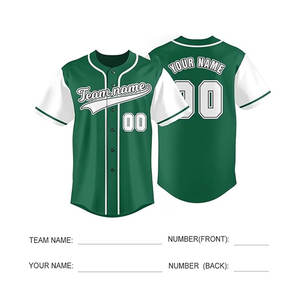 Maillot de baseball sans manches à col en V, coupe classique, respirant, grande taille, uni, prêt pour l'impression - Product Image 5