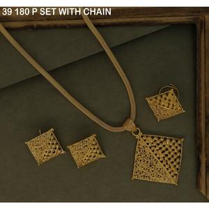 Fashion Pendant Necklace Gold-Plated Necklace for Women <b>Wedding</b> Jewelry Luxury Earrings Necklace Jewelry Set for Woman Jewelry - Product Image 6