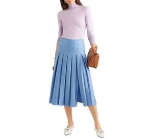 T-shirts décontractés vierges unis en tissu de bambou avec manches courtes et col rond pour femmes et filles - Product Image 1