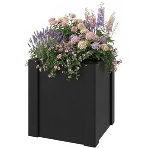 Jardinière surélevée noire pour l'extérieur et bac de plantation pour pots de fleurs - Product Image 5
