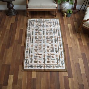 Alfombra Durrie de Lana Hecha a Mano con Patrón Abstracto, Tejido Plano de Pelo Corto, Moderna y Ecológica, para Sala de Estar - Product Image 2