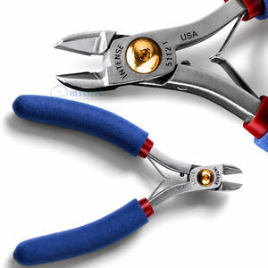 Industrial Grade Stainless Steel Wire <b>Cutter</b> Oval <b>Flush</b> <b>Cutter</b> Pliers for Jewelry Making | Precision Cutting - Product Image 2