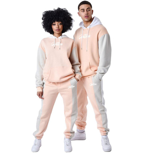 Conjunto Deportivo de Dos Piezas para Hombre, Calidad Premium, 100% Algodón, Felpa Técnica, Secado Rápido, Transpirable, para Entrenamiento, Estampado Sólido - Product Image 2