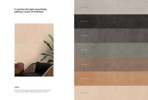 Azulejos de porcelana de diseño Matt, tamaño 600X1200, formato grande para pisos y paredes, para espacios de vida de lujo y uso interior comercial. - Product Image 3