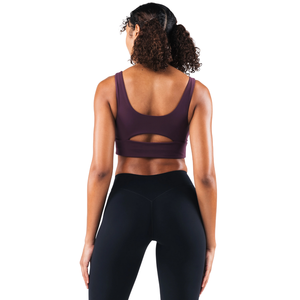 เสื้อชั้นในกีฬาไร้ตะเข็บสำหรับผู้หญิง คัพ C D ทรงวีลึก รองรับสูง เหมาะสำหรับโยคะ ฟิตเนส ออกกำลังกาย ยืดหยุ่น กระชับรูปร่าง สวมใส่สบาย เสื้อออกกำลังกาย - Product Image 3