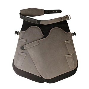 Chaps de fermeur en cuir robustes et réglables, protections de jambes pour le fermeur professionnel, tablier de protection pour le soin des sabots - Product Image 3