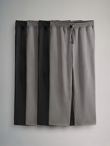 กางเกงวอร์มทรงตรงเอวกลางผ้าฝ้ายคุณภาพสูงระบายอากาศได้ดีเป็นมิตรกับสิ่งแวดล้อมทรงหลวมพิมพ์โลโก้สีตามสั่งขายส่งทันสมัย - Product Image 5