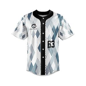 Camiseta de béisbol de sublimación personalizada de alta calidad Camiseta de béisbol cómoda con béisbol - Product Image 5