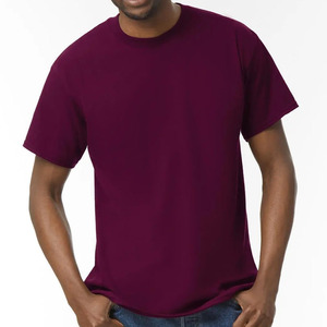 Men's Solid Color Cotton T-Shirt O-Neck Short <b>Sleeve</b> Regular Fit Casual Jersey Knitted <b>Top</b> - Product Image 3