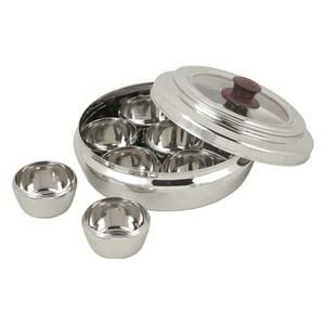 Contenedor de Especias Metálico Magnético de Acero Inoxidable y Cobre para Almacenamiento de Sal, Pimienta y Condimentos King International - Product Image 6