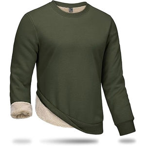 Sweat-shirt d'hiver pour homme en coton 100 %, coupe ample, polaire respirant, imprimé personnalisé, tricoté, coupe régulière, fitness – Grande Vente - Product Image 4