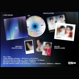 ENHYPEN JAPAN 4th Single [-YOI-] Solo Jacket K-Pop Libro Electrónico (CD) Materiales de Papel y Plástico Música en Coreano Todo en Uno - Product Image 3