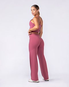 Custom Women’s Wide Leg <b>Yoga</b> Pants High Waist <b>Flared</b> <b>Leggings</b> for Gym Workout Running Fitness Training Athleisure Sportswear - Product Image 4