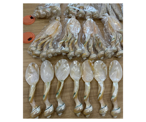 Cuchara de Concha Marina Hecha a Mano de Primera Calidad de Proveedor Vietnamita - Cuchara de Concha Natural para Vajilla y Decoración de Mesa - Product Image 2