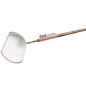 Wholesale Custom Eyelash Lash <b>Mirror</b> Professional Extension Inspection Tool Rose Gold Plasma Coated Color <b>Square</b> Shape <b>Mirror</b> - Product Image 1