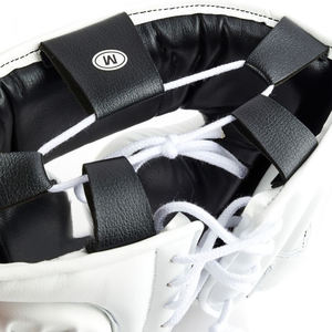 Casco de Boxeo de Cuero con Logotipo Personalizado, Fabricante Profesional, Casco Abierto para MMA, Muay Thai, Kickboxing, Protección Facial para Competencia - Product Image 3