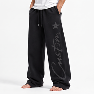 Pantalones Jogger de Algodón Grueso Personalizados para Hombre, Pantalones Deportivos Holgados de Estilo Urbano, Logotipo Personalizado, Marca Privada - Product Image 1