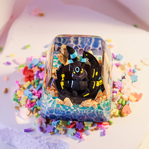 Teclas Artesanales Bosque Místico, Teclas Artesanales Personalizadas, Teclas Anime Lindas, Teclas Verdes, Juego de Teclas, Teclas de Madera - Product Image 3