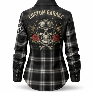 Chemises en flanelle personnalisées en gros avec logo pour femmes - Fabricant OEM, fournisseur direct d'usine - Product Image 2