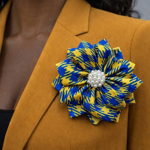 Broche Elegante de Pata de Gallo Azul y Dorado Sigma Gamma Rho, Pin de Solapa, Accesorio de Joyería de Moda, Insignia Decorativa, Regalo Personalizado al por Mayor - Product Image 2