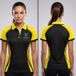 Wholesale Custom Slim Fit for <b>Polo</b> <b>Shirt</b> for <b>Women</b> Plus Size Fashion Sportswear Casual Made Polyester Spandex T-<b>shirt</b> Service - Product Image 5