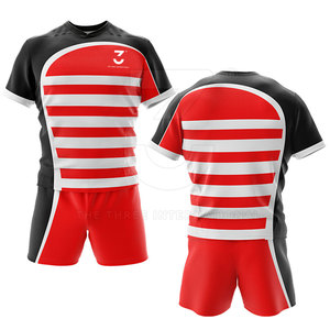 Uniforme de Rugby Personalizado de Primera Calidad, Tejido Transpirable de Secado Rápido, Servicio OEM, Logotipo Personalizado, Precio Competitivo Directo de Fábrica - Product Image 3