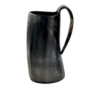 Mug Viking en corne de buffle de qualité supérieure, fait main, forme naturelle, tasse à bière portable, unique pour les fêtes et les mariages, design cool - Product Image 2