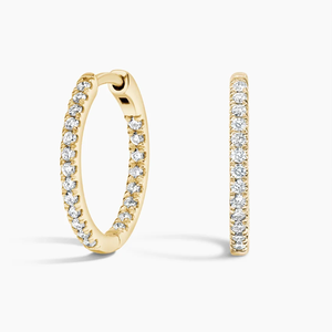 Boucles d'oreilles clous en diamant de laboratoire taille brillant rond pour femme, couleur D, certifiées IGI, classiques pour le quotidien - Product Image 4