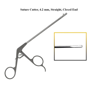 Cortador de Suturas para Artroscopia Jamso Industries JI-4317, 4.2mm, Recto, Extremo Cerrado, Manual, Instrumento Quirúrgico con Certificación CE - Product Image 3