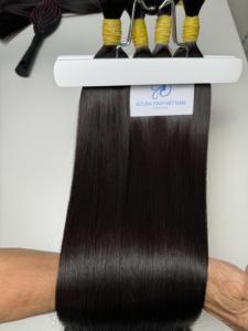 Extensiones de Cabello Natural de la Mejor Calidad, Extensiones de Cabello Ondulado Natural Súper Suaves y Lisas, Cabello Humano Vietnamita 100% Natural Negro - Product Image 5