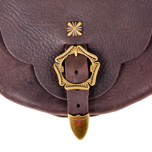 Bolso de Media Luna de Cuero Genuino Vintage con Cierre de Hebilla Metálica, Correa de Cintura Unisex, Bolso de Mano Duradero para Uso Diario - Product Image 6