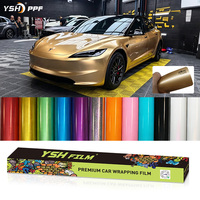 YSH Premium High Gloss Crystal Series Self-healing UV Proof Tpu Color Ppf Film Pelindung Cat untuk Seluruh Bodi