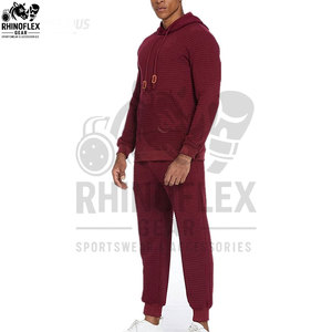 Survêtements de jogging pour hommes Tech Fleece Hiver SOLID Streetwear, avec sweat à capuche zippé intégral, épais, respirant, 100% Coton, pour la course, personnalisable avec logo - Product Image 2