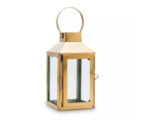 Customized Size Unique Selling Metal & Glass <b>Lantern</b> With <b>Gold</b> Finish Metal Candle <b>Lanterns</b> for Outdoor & Home Decor Handmade - Product Image 1
