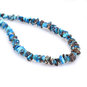 Perles de turquoise naturelle laveuse de 5 mm à 7 mm, qualité AAA+, provenant du Kazakhstan, non taillées, pour la création de bijoux. - Product Image 1