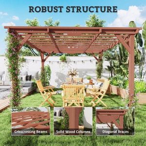 Pérgola de Madera para Exteriores, Elegante y Duradera, para Jardín y Patio - Product Image 3