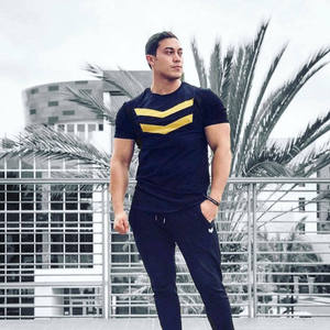 T-shirt blanc à manches courtes pour homme, col rond uni, style vintage décontracté, été, polyester popeline respirant, tricoté 220g - Product Image 6