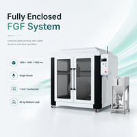 Imprimante 3D industrielle à granulés FGF PL-FGF-1000, automatique, nouvelle, avec USB, machine fermée