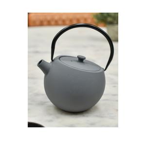 Hermosa Tetera Redonda de Hierro Fundido con Diseño de Flores Doradas, con Tapa y Asa, Tetera Decorativa para Servir Té - Product Image 3